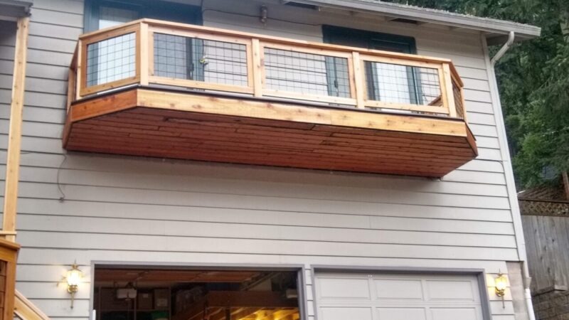 Balcony deck remodel